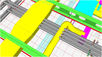 Clash in MEP یا تداخل یابی تاسیسات با سایر بخش ها در خدمات BIM تاسیسات