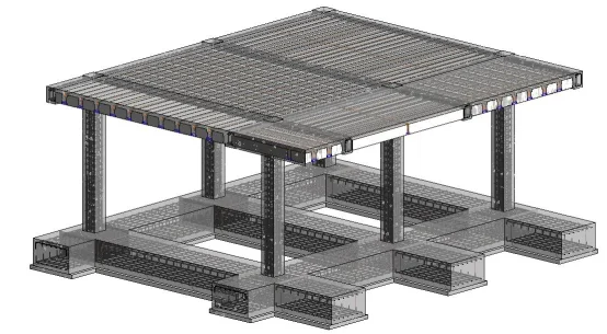 خدمات BIM سازه مدلسازی سازه بتنی
