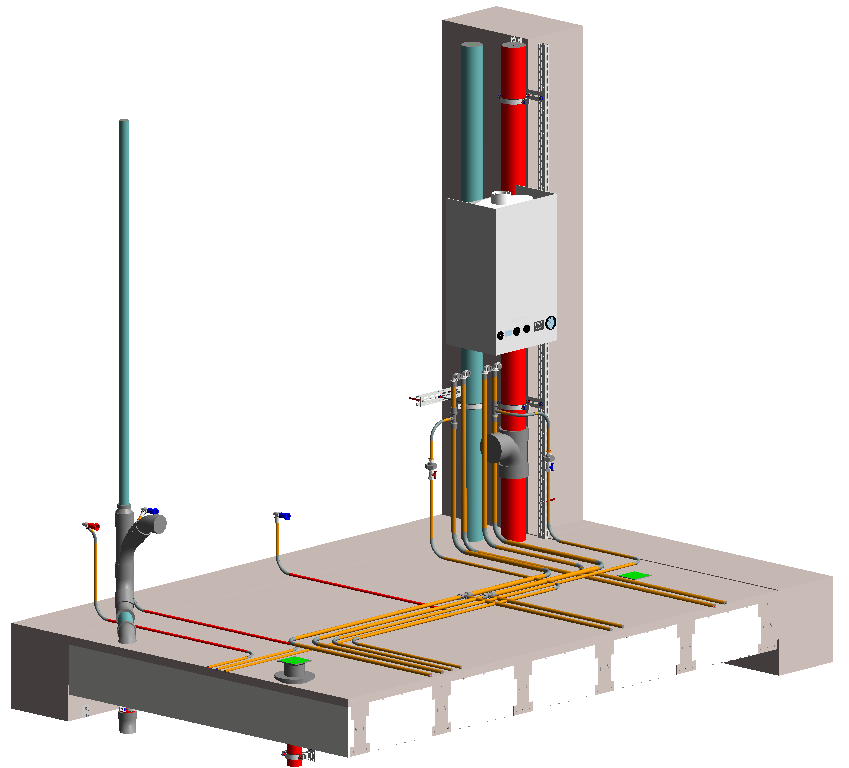 خدمات BIM سازه و جانمایی محل عبور تاسیسات از سازه