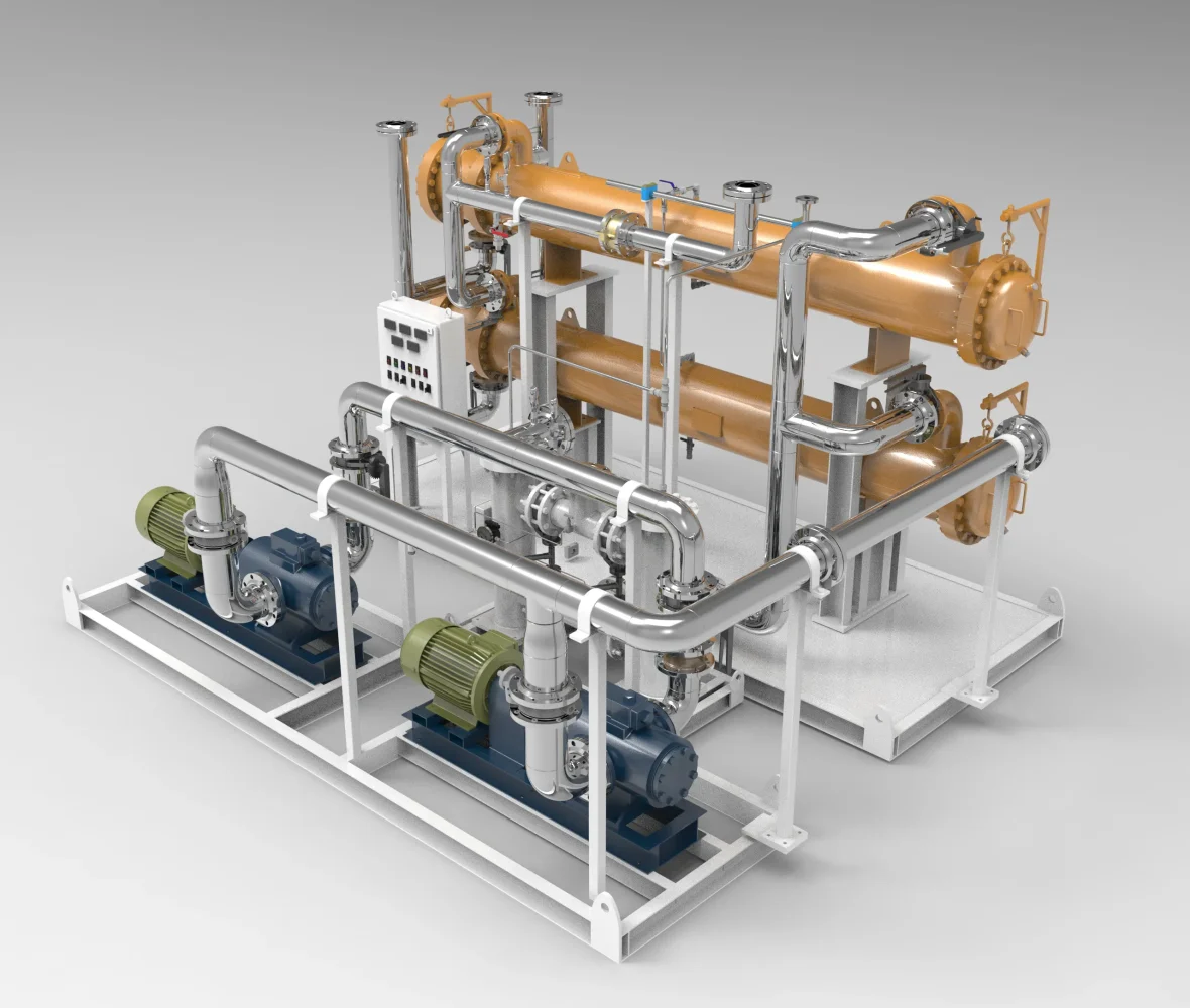 رندر سه بعدی تاسیسات مکانیکی در مدلسازی BIM تاسیسات