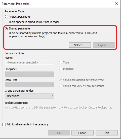 Schedules Parameter Properties