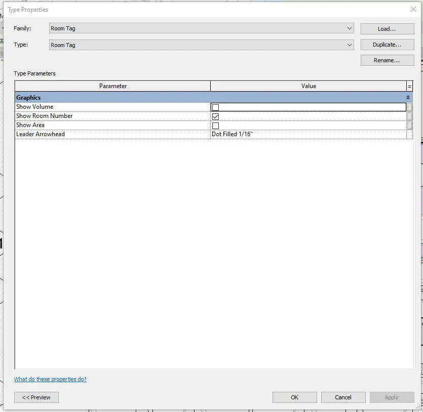 تنظیمات Edit Type برای Room 01
