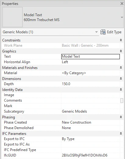 Instance Model Text برای مدلسازی متن سهبعدی در رویت